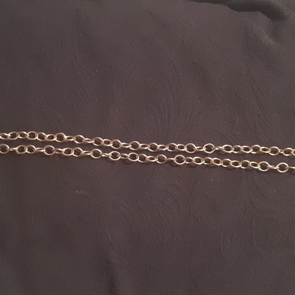 Oversized Conversion Chain/Link Necklace Gold Tone Cable 17½" - Picture 5 of 7